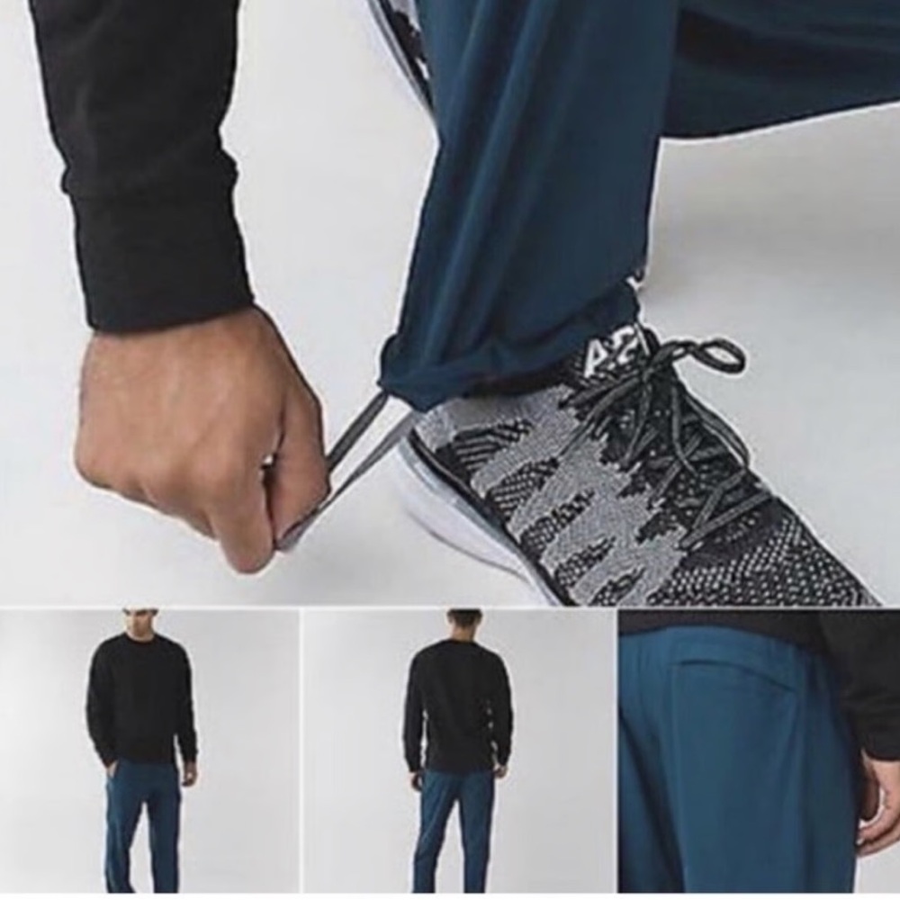 Lululemon Cutback Luxtreme Straight Leg Gray Nylon Blend Activewear Pants‎ - Picture 2 of 11
